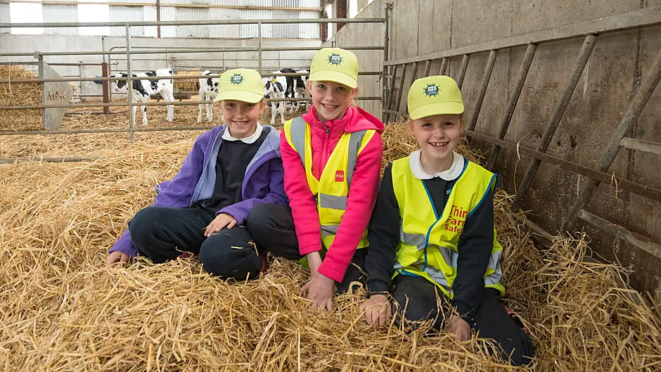 Students trace journey from grass to glass on farm visit Image