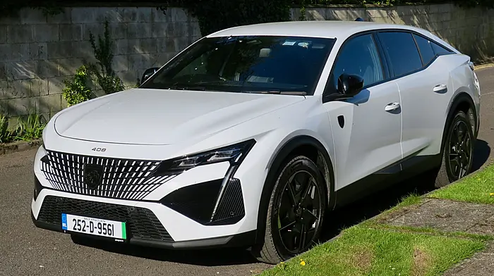 CAR OF THE WEEK: Peugeot E-408 travels quietly in style Image