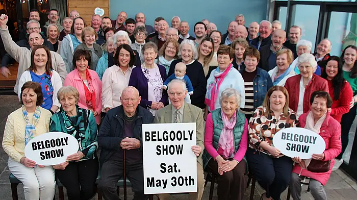 The launch of the 80th Belgooly Show took place last Thursday night in The Huntsman in Belgooly. This year's show will take place on Saturday May 30th.