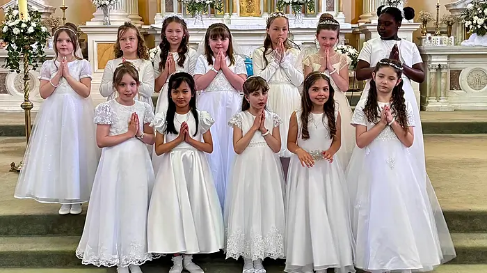 The pupils of St Mary's National School Dunmanway celebrated their First Holy Communion last Saturday.