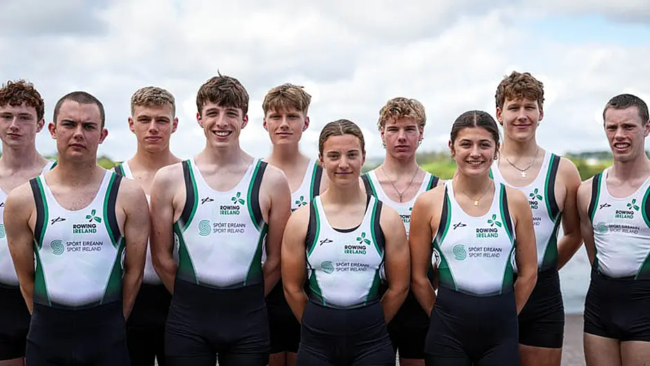 Three Skibbereen rowers in action for Ireland on day one of the U19 European Rowing Championships Image