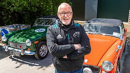 Phil clocks up the miles with collection of classic cars including a James Bond motor Image