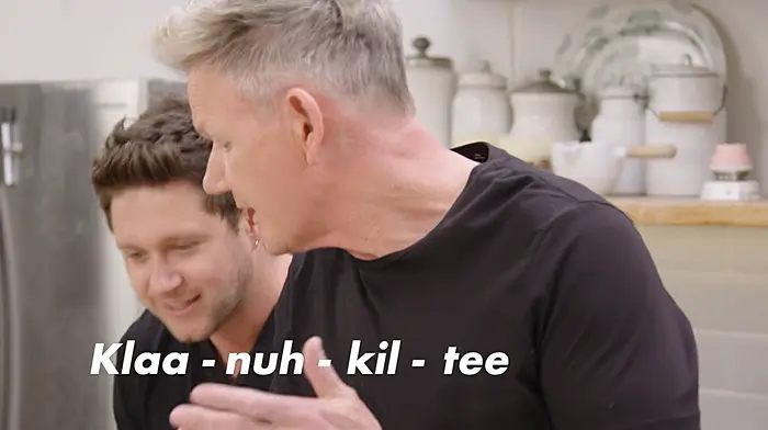 One Direction's Niall Horan fries up Clonakilty sausages for Gordon Ramsay Image