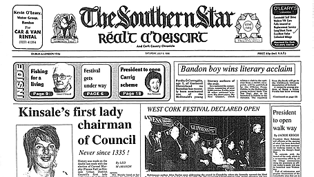 FRONT PAGE FLASHBACK: 30 years ago this week - July 6th edition Image