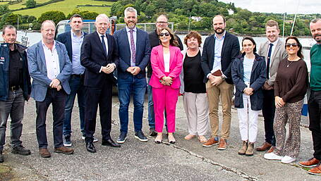 Renewed optimism for Keelbeg Pier as minister meets with local lobby group Image