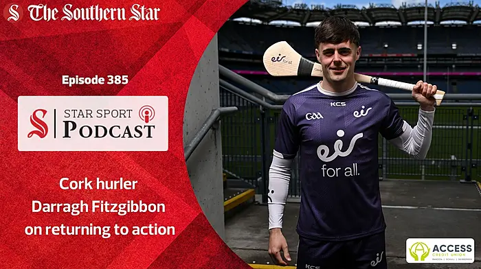 Cork hurler Darragh Fitzgibbon on returning to action Image