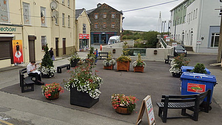 Plaza and bandstand plan for Skibb Image