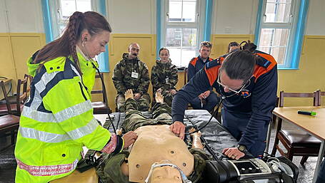 Multi-agency Emergency Medical Technician training on Bere Island Image