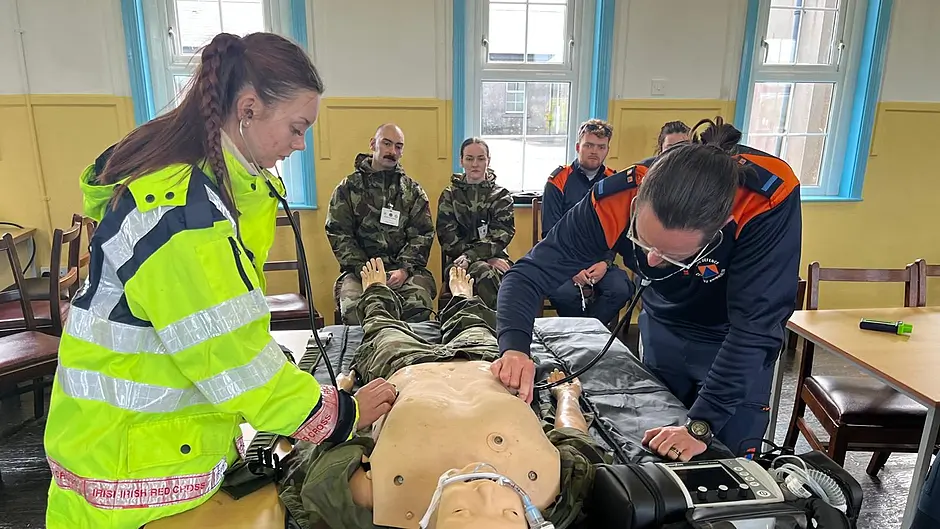 Multi-agency Emergency Medical Technician training on Bere Island Image