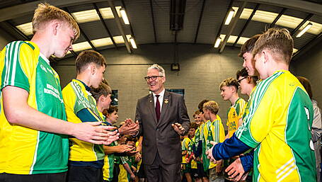 A landmark day for St James as Carbery club receives the presidential seal of approval Image