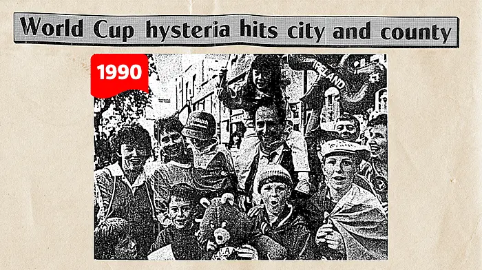 ON THIS DAY IN 1990: World Cup hysteria hits city and county Image