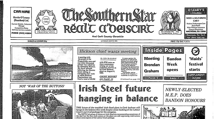 FRONT PAGE FLASHBACK: 32 years ago this week - July 23rd edition Image
