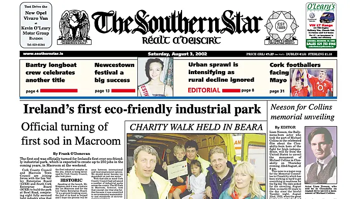 FRONT PAGE FLASHBACK: 24 years ago this week - August 3rd edition Image