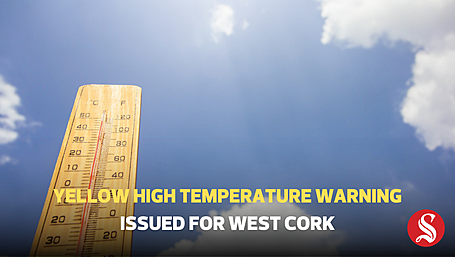 Yellow high temperature warning issued for Cork Image