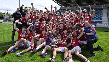 WATCH: Cork minor football coach Maurice Moore on All-Ireland MFC triumph Image