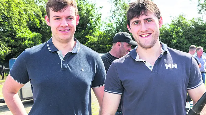 James Kelly and Jack Ward from Bantry at the annual agricultural show that was held in Dunmanway last weekend.   (Photo: David Creedon)