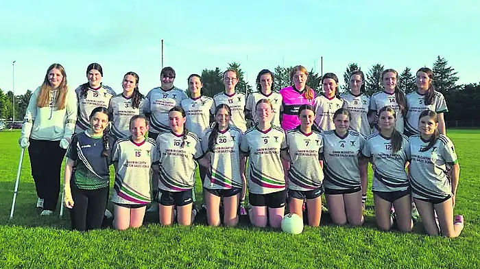 The Muintir Gabriels U18 ladies had a very close match recently against Beara, coming out on top in the last few minutes of the game on the very close scoreline of 4-11 to 3-10.