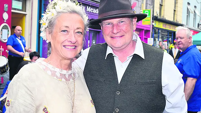 Linda and Liam Maher, Clonakilty at the Old Time Fair. Photo: Martin Walsh.