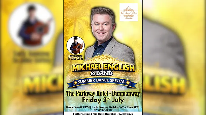 Big crowd expected for Michael English in Dunmanway Image