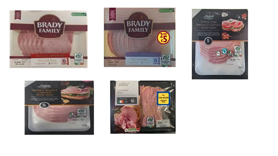 Various ham products recalled due to possible presence of listeria Image
