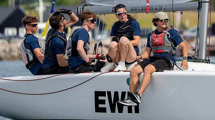 Representing Ireland Daniel Copithorne, skipper and one of the Team Ireland crew at the U23 Youth World Match Racing Championships in Middelfart, Denmark.