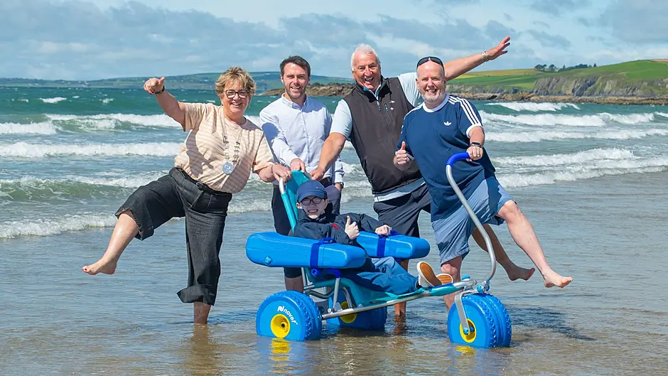 Beach wheelchairs rolled out at two West Cork spots in time for summer Image