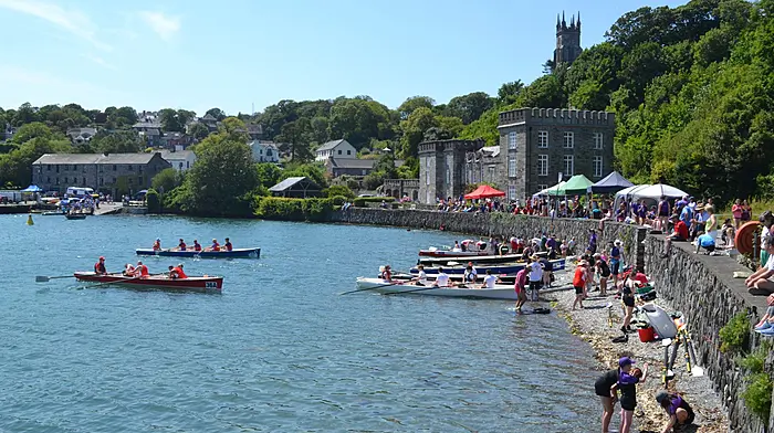 Castletownshend village was picture  postcard perfect for their annual Championship  Regatta last Sunday afternoon. Photo; Anne Minihane.
