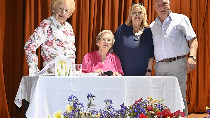 Members of the organising committee  of the South of Ireland Band Championships in Clonakilty were (left to right): Noreen Minihane, Eileen Kingston, Eileen Sheppard and Ger O'Driscoll Photo: Martin Walsh.