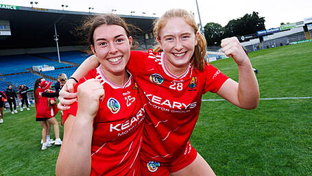 First-half goals propel Cork into sixth straight All-Ireland senior camogie final Image
