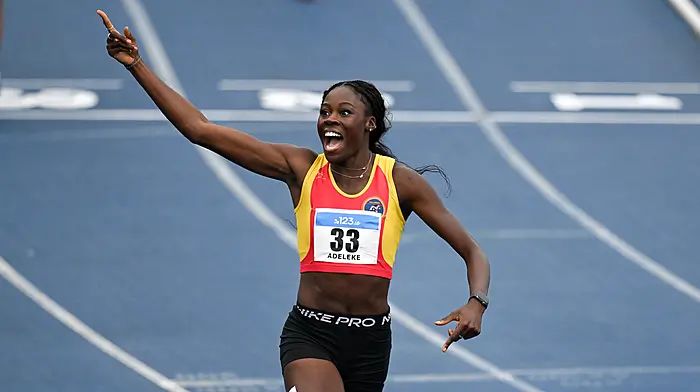 PHIL HEALY: Rhasidat Adeleke silenced her critics with performance at national championships Image