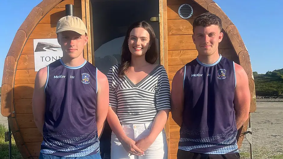 Sauna business is hotting up for Bandon siblings who are making waves on beach Image