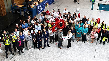 Double celebration as Cork Airport marks two million passengers and 20th birthday of terminal building Image