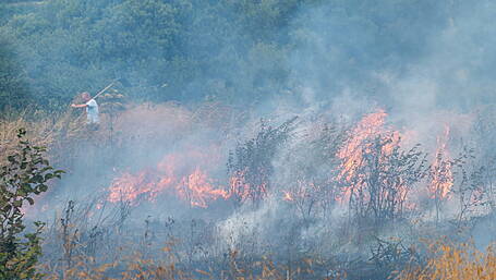 Bantry fire-fighters extinguish gorse fire Image