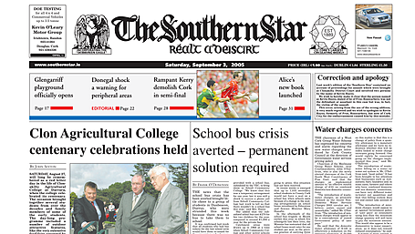 FRONT PAGE FLASHBACK: Eleven years ago this week - September 03rd edition Image