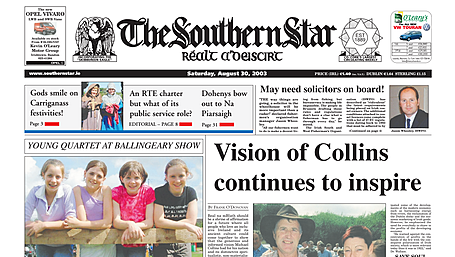 FRONT PAGE FLASHBACK: Thirteen years ago this week - August 30th edition Image