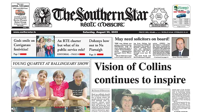 FRONT PAGE FLASHBACK: Thirteen years ago this week - August 30th edition Image