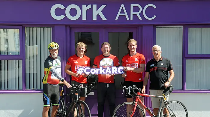 Cyclists’ gruelling Italian trek to help ARC Bantry centre Image