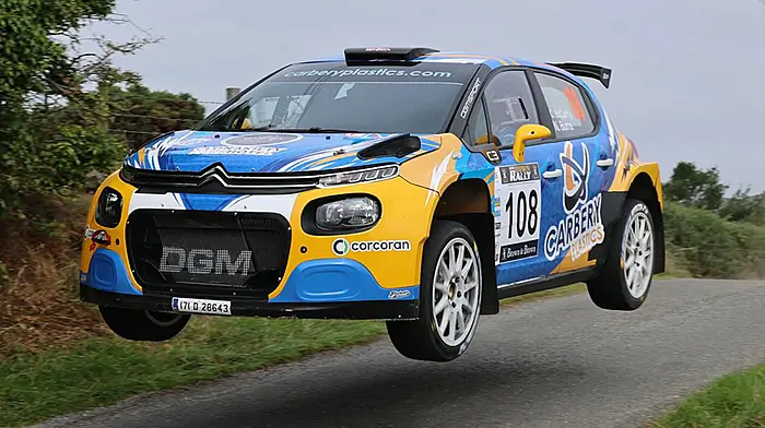 Clonakilty driver Cal McCarthy secures his first-ever rally podium finish   Image