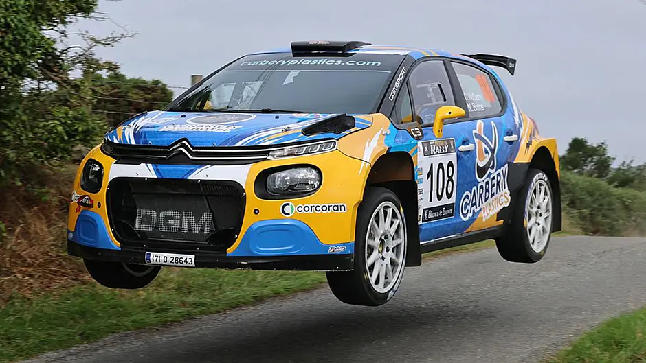 Clonakilty driver Cal McCarthy secures his first-ever rally podium finish   Image