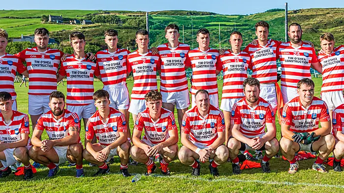 The Adrigole team that won the Beara junior B championship.  (Photo: Anne Marie Cronin)