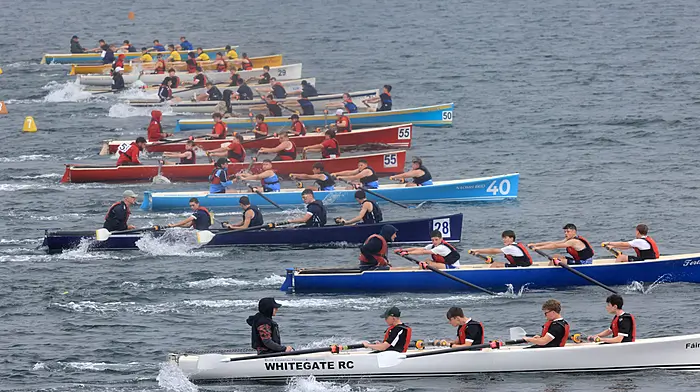 Action from the U14 boys' race.