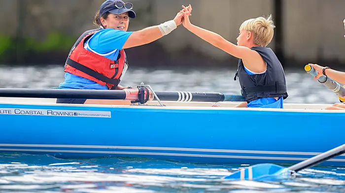 Myross Rowing Club delighted with their result in the U12 final. (Photo: Valerie O’Sullivan)