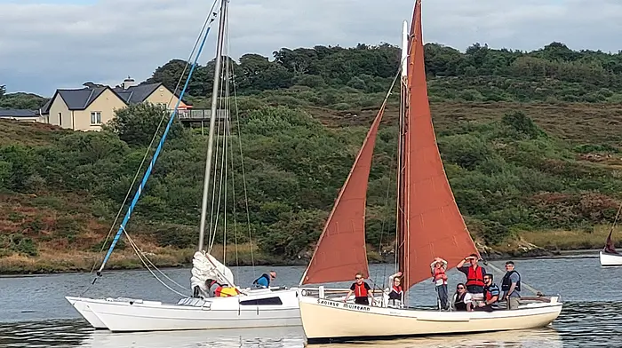 Traditional wooden sail boats gathered at the quay last Saturday as a part of the Ballydehob Summer Festival.