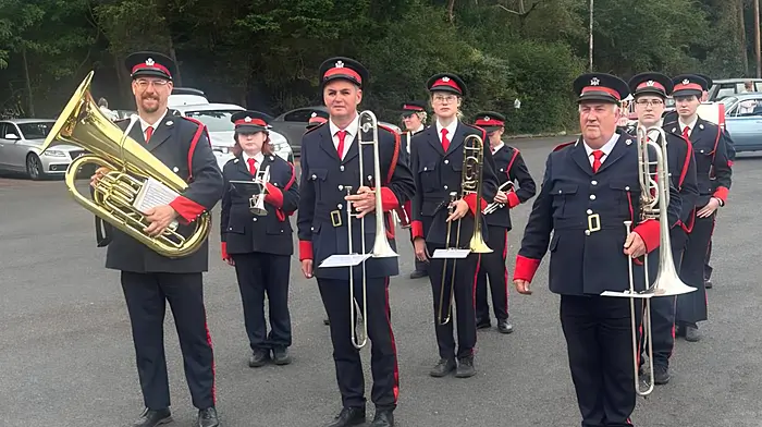 St Fachtna’s Silver Band led the opening procession at the Ballydehob Summer Festival last Saturday.