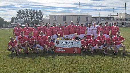 WATCH: Cork masters football manager Tony Leahy and player Flor Crowley on All-Ireland semi-final Image