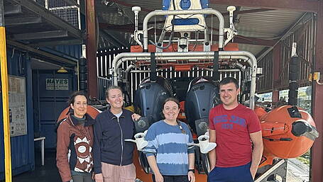 First shout for two members of Union Hall RNLI Image