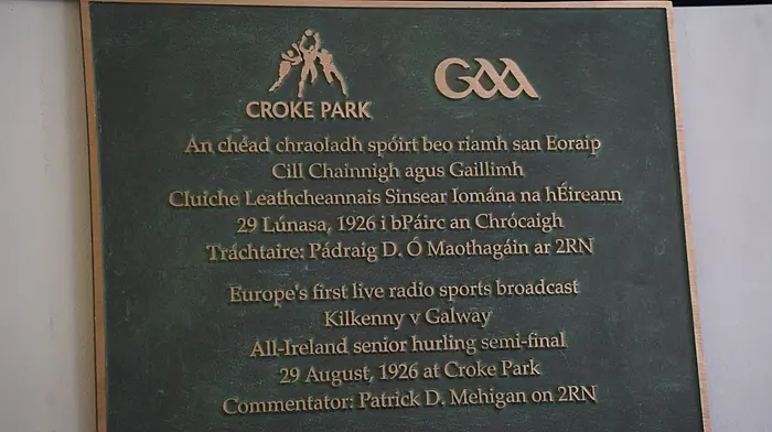 'Paddy Mehigan was the original voice of the GAA' Image