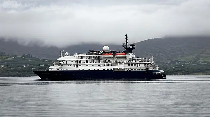 Bere Island welcomes luxury cruise liner for first visit Image