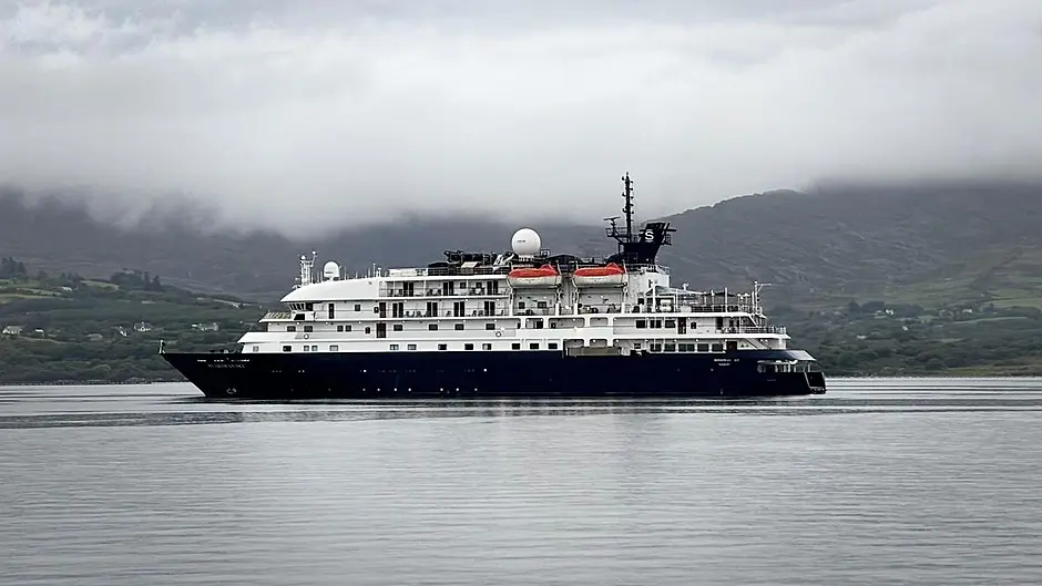 Bere Island welcomes luxury cruise liner for first visit Image
