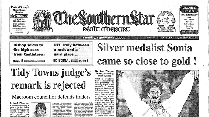 FRONT PAGE FLASHBACK: 26 years ago this week - September 30th edition Image